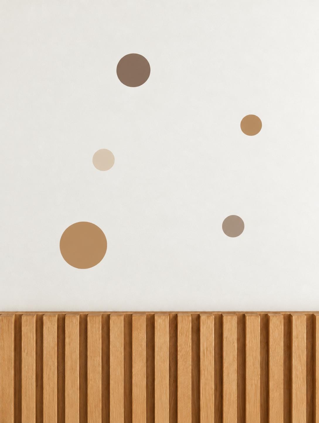 69 Neutral Polka Dot Wall Decals