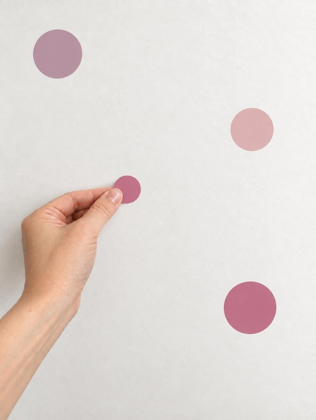 69 Pink Polka Dot Wall Decals