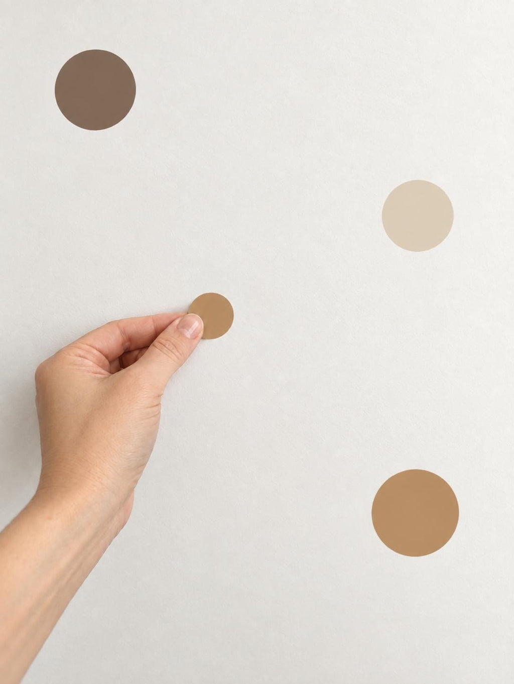 69 Neutral Polka Dot Wall Decals