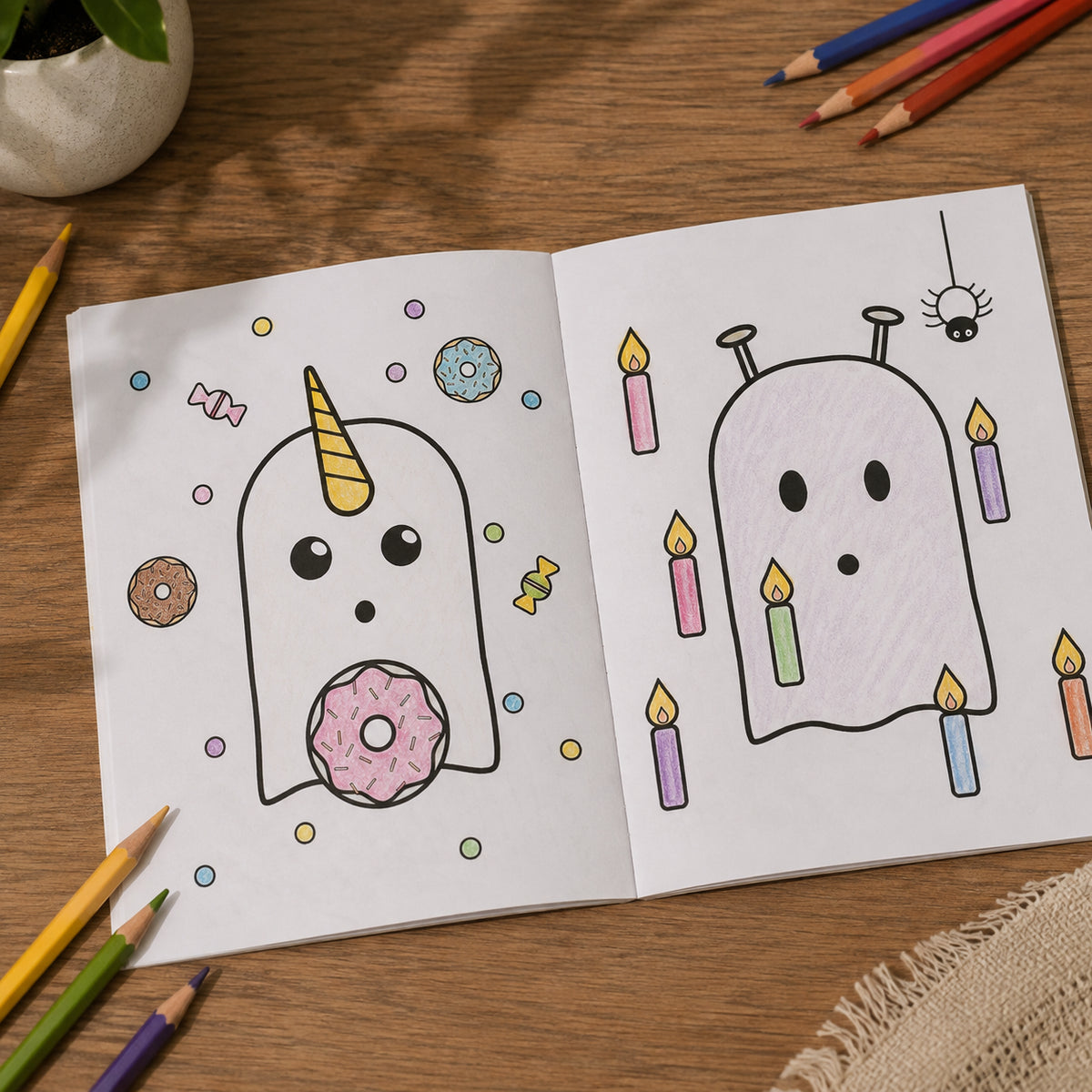 Halloween Coloring Book
