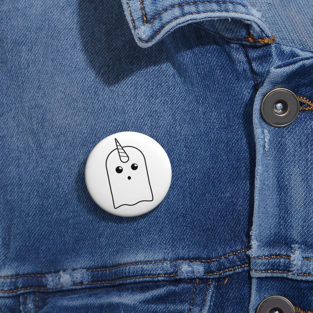 Ghost Unicorn Pin