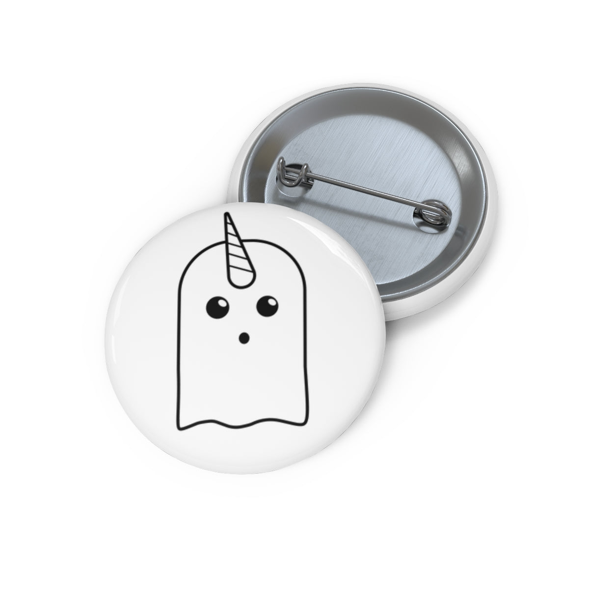 Ghost Unicorn Pin
