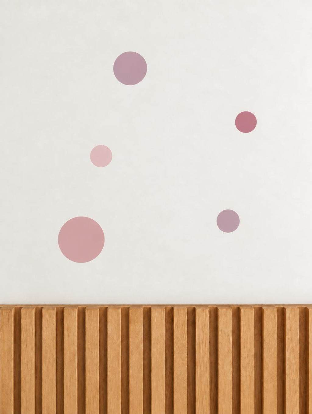 69 Pink Polka Dot Wall Decals