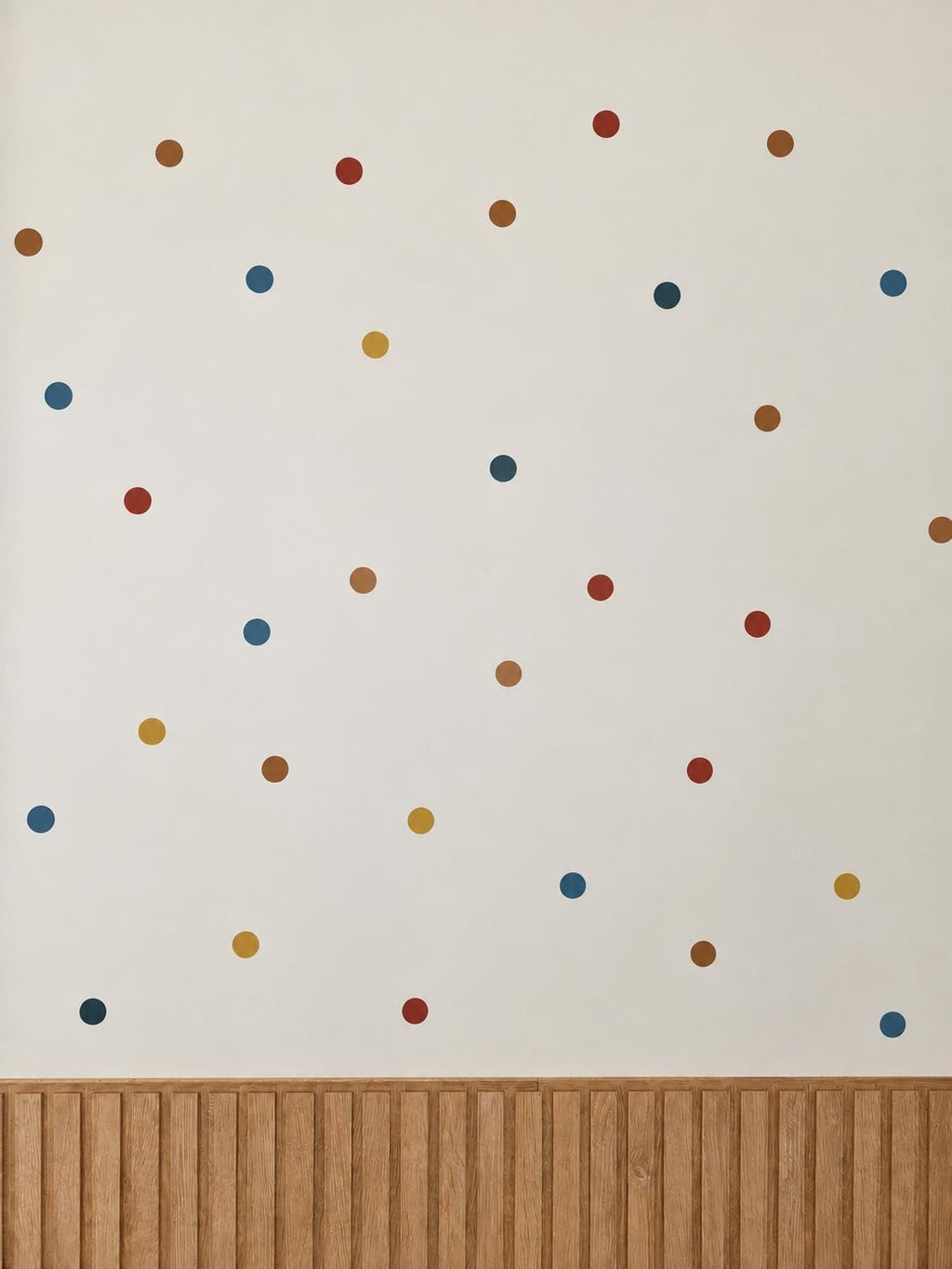 96 Colorful Polka Dot Wall Decals