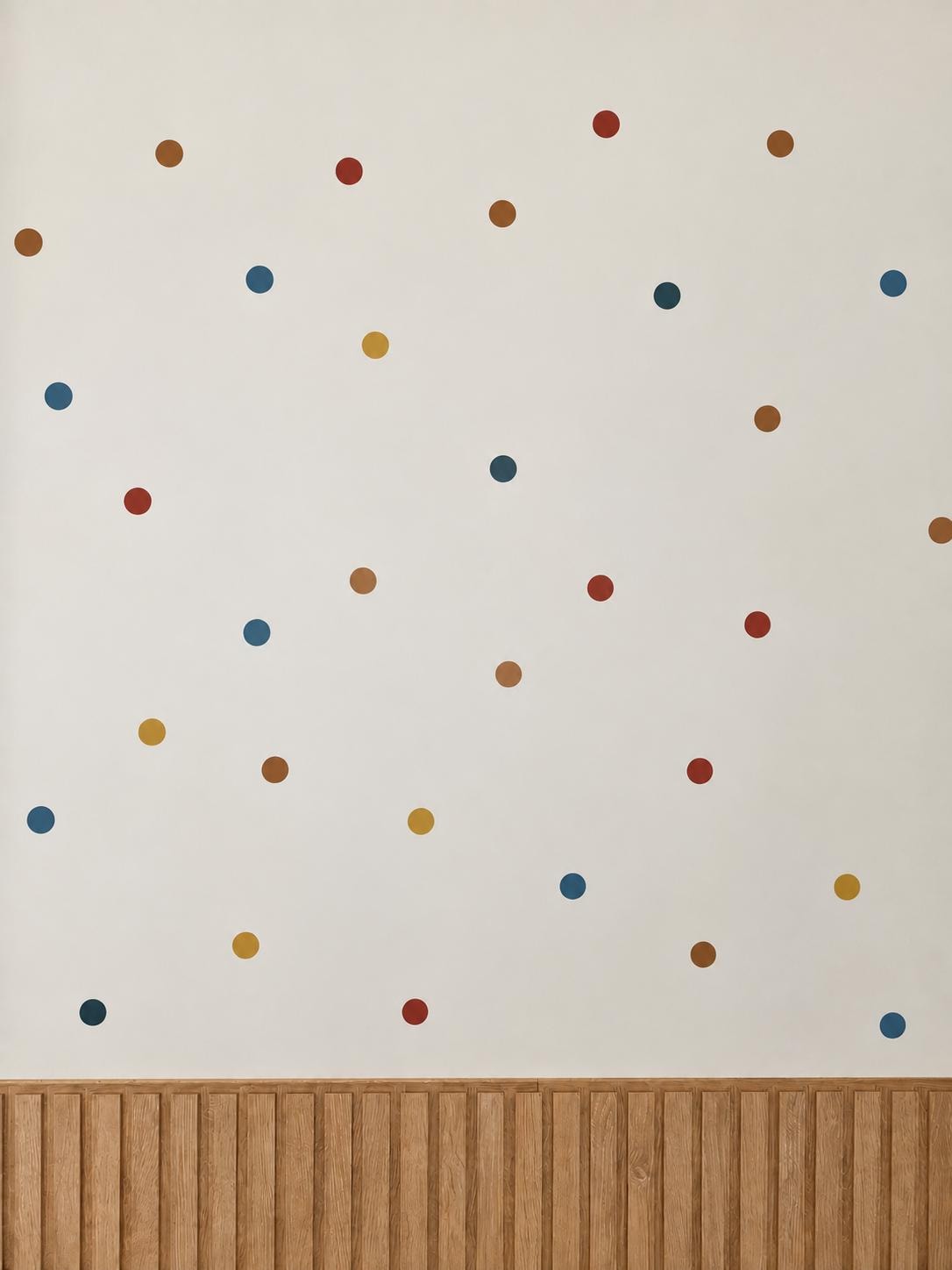 96 Colorful Polka Dot Wall Decals