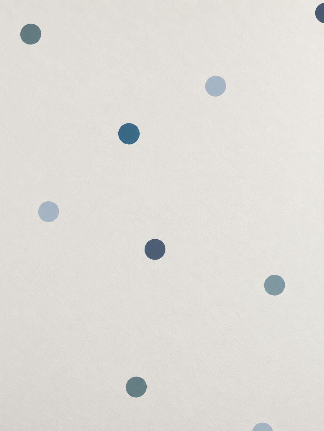 96 Blue Polka Dot Wall Decals