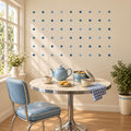 96 Blue Polka Dot Wall Decals