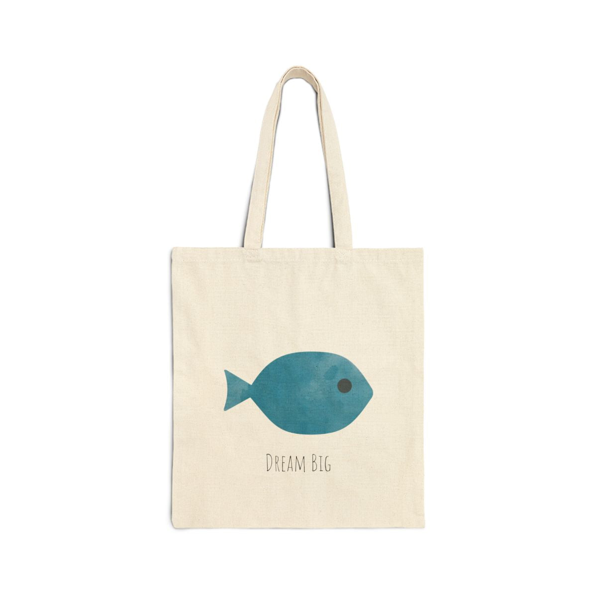 Front of the fish tote bag