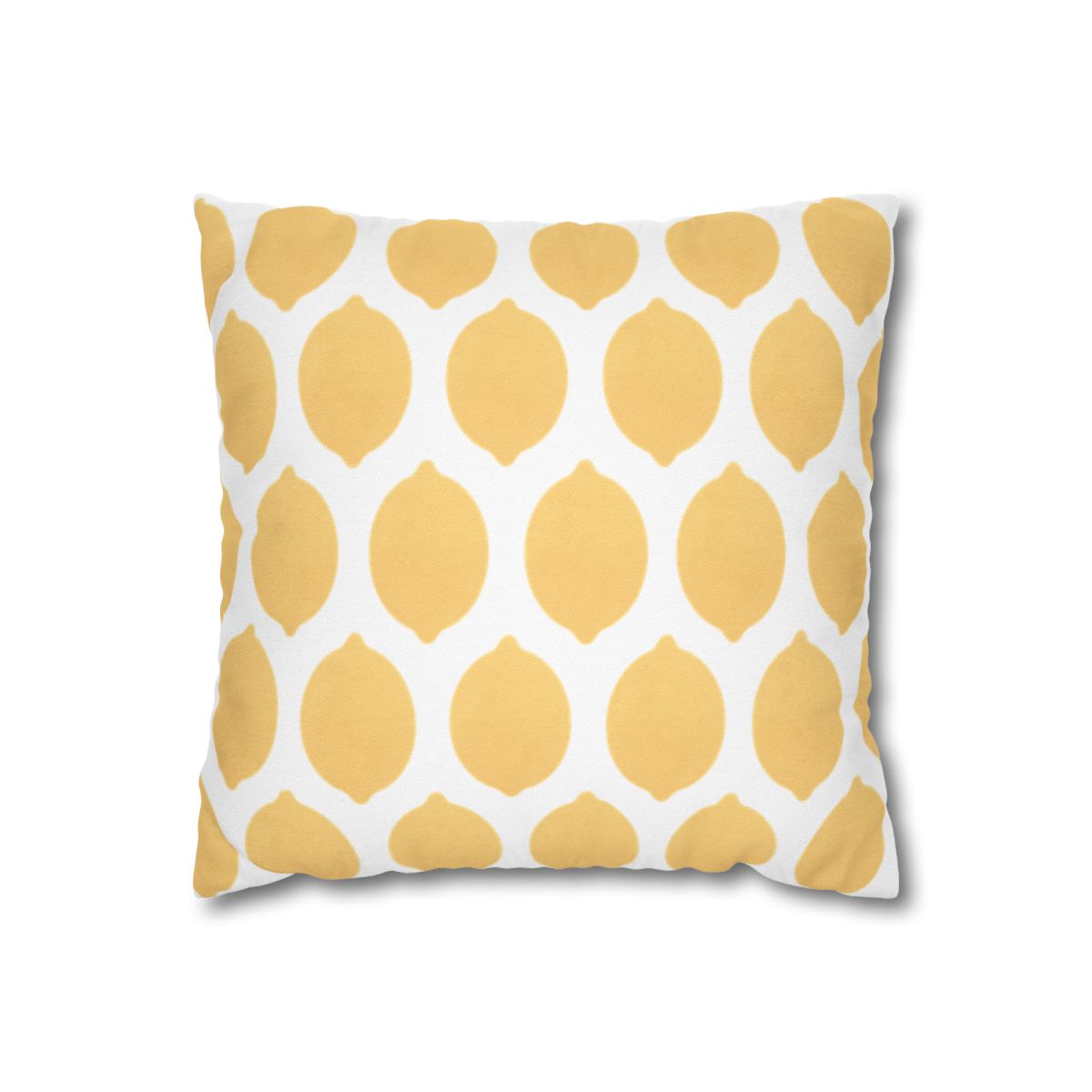 Lemon pillowcase, patterned side