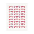 Pink heart pattern poster